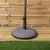 Garden Parasol Base 25kg, Round Patio Umbrella Weight, Outdoor Sun Shade Canopy Stand Holder, Heavy Duty Compound Concrete
