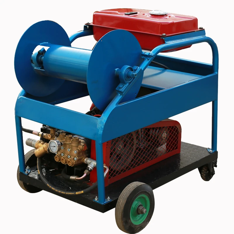 gasoline engine 180bar 50~300mm high pressure drain water pipe cleaner