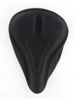 Gel Bike Seat Cover-  Extra Soft Gel Bicycle Seat - Bike Saddle Cushion with Water&Dust Resistant Cover (Black)