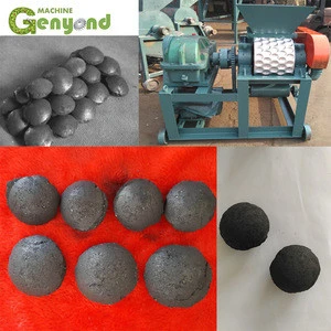 GENYOND small roller pressure coal ball briquette press machinery charcoal making machines machine