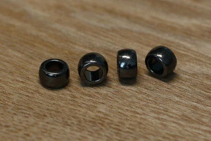 Girls accessory parts custom metal beads