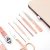 Import Girls Personal Manicure / Pedicure Instruments Set With Stainless Steel Case Pink from China