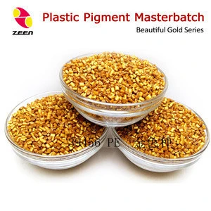 Gold Color masterbatch Plastic pigment PE/PP/ABS Injection/extrusion