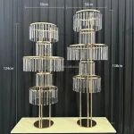 Gold Metal Flower Stand Wedding Decorations Table Centerpieces Wedding Centerpieces Acrylic Flower Stand Stand Gold Metal Arch