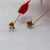 Import Good material golden hairgrips with red feather for women from China