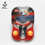 good quality  ping pong racket / table tennis racquets/paddles with two table tennis ball for professional game