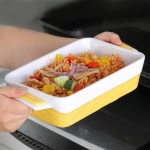Good quality promotional ceramic bakeware with handles novelty personalized wholesale ceramic bakeware set