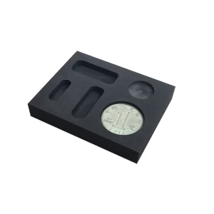 Graphite crucible ingot mould graphite coin casting mold for melting gold silver cooper iron