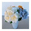 Great-selling Sold by the factory artificial 7-headed bouquet of snow roses