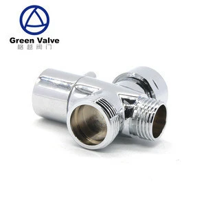 Green Valves Bathroom 3 Ways Brass Bidet Adapter Shower Water Diverter for toilet valve