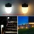 Import GreenWalker LED Wall Lamp Outdoor Solar Fence Garden Light with Two-color Solar fence Outdoor Wall Light from China