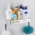 Gricol Square Bathroom Shower Shelf Shower Caddy Space Aluminum No Drilling Wall Mounted
