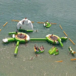 Guangzhou Adult floating Inflatable Water Park Play Equipment smalle inflatable water game supply