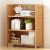 Import Haichuan bamboo wooden bookcase modern portable bookshelf with drawer Living room small furniture from China