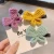Handmade Crochet Large Hair Pin Accessories Barrettes Butterfly Hairpins Hair Clip Wholesale / Custom Crochet Fabric 6.6g 7.7g
