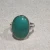 Import Handmade Natural Green Turquoise Stone 925 Sterling Silver Fashion Jewelry Solid 925 Sterling Silver Gemstone Ring from India