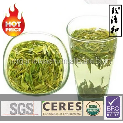 hangzhou tea factory Organic Green Tea, organic longjing tea, Organic BC certificate tea