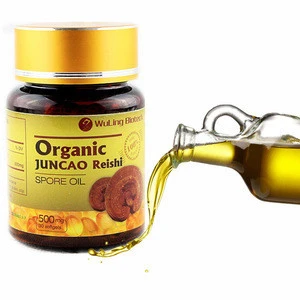Health Herbal Supplement 500mg Ganoderma Lucidum Spore Oil Capsule