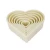 Import heart shape cookie cutter with sawtooth edge plastic cutter nylon cutter cake decoration tool from China