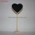 Import Heart Wooden Mini Chalkboard With Stand Wedding Writing Notice Message Paint Wood Blackboard from China