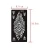 Import Henna Tattoo Stencil/Glitter Temporary Tattoo Temples Set of 30 Sheets, Indian Henna Tattoo Sticker Kit For Body Art Painting from China