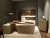 High End Design Modern Luxury High Gloss Veneer Desk Home Office Furniture Set