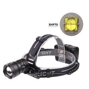 High Power 3000 Lumens USB Rechargeable Head Lamp Zoomable XHP70 LED Headlamp