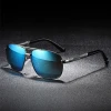 High premium quality retro metal mens sunglasses driving polarized man eyewear sun glasses