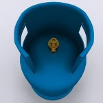 High Quality 3/6/12.5 kg nitrogen propane gas bottle cooking gas cylinders