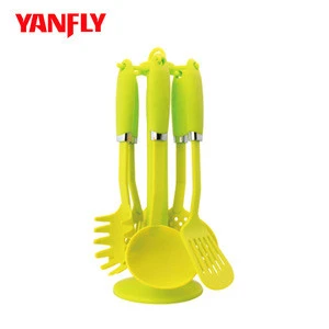 High quality 6 Pieces Nylon Cooking Tools Cute Kitchen Utensil