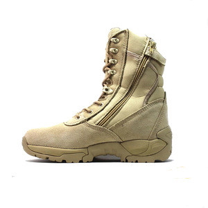 High quality American new style steel toe desert military boot