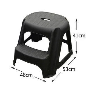 High quality best price non-slip plastic 2 step stool