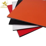 High quality china exterior interior wall paneling PE PVDF acp golden mirror acm fire resistant aluminum composite panel plates