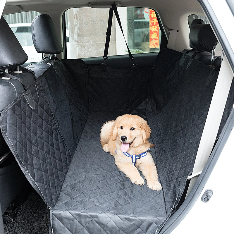 High Quality Dog Car Seat Cover with View Mesh Window Pet Cars Trucks Suvs Hammock Waterproof Nonslip Backing Keep Clean