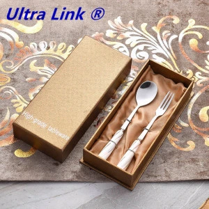 High-quality Kitchen Dinner Set Stainless Steel Tableware Flatware Sets with Box Ceramic Handle Fork Spoon Knife Wholesale