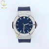 High Quality Labgrown Diamond VS1 Clarity Automatic Movement Bling Bling Pass Diamond Tester Top Brand Professional Wrist Watch