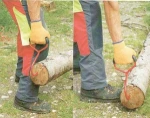 High-quality low-cost steel garden log hook with plastic handle