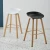 Import High Quality Low Price Modern Design Wooden Legs PP Plastic bar chair Seat High Bar Stool from China