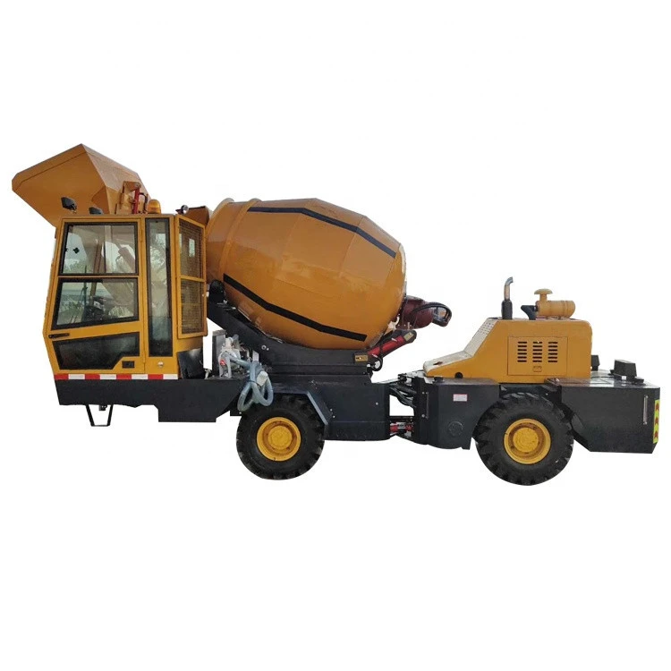 High quality mini portable convey mix car self loading concrete mixer 1 cubic meter