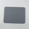High Quality Non-slip Heat Insulation Silicone Drain Pad Silica Gel  Dish Drying Mat