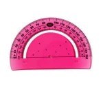 High quality office and school geometric ruler soft plastic ruler flexible protractor