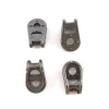 high quality pewter alloy shoe lace hooks