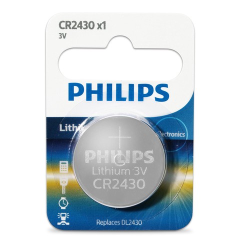 High Quality Philips Minicells Non-Rechargeable 3V Lithium Button Cell CR2430 battery