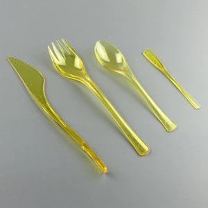 High quality plastic flatware, disposable plastic cutlery