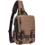 Import high quality single shoulder sling cross body canvas casual messenger bag for men from China