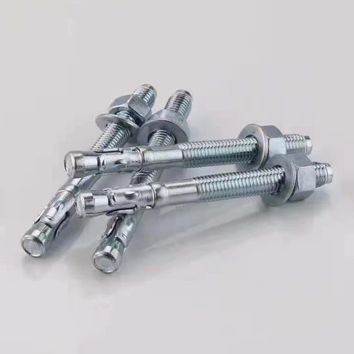 High Quality with CE certificate zinc plated 4.8 grade Expansion Anchor Bolt  Wedge Anchor