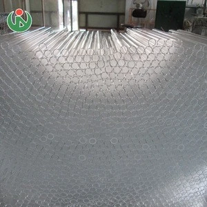 High temperature round heat resistant glass tubes clear quartz tube