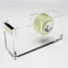 high transparent plastic stationery acrylic tape dispenser