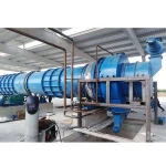 High transport efficiency palm kernel shell carbonization/wood scrap carbonization machine/sawdust briquette carbonization kiln
