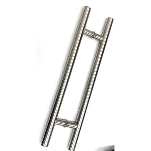HJD Factory stainless steel ladder door pull handle for frameless glass door handle stainless steel